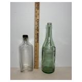 Vtg glass bottles