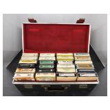 Vtg 8-track tapes with case