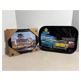 Used cars metal tray 15.5" x 11" & Vtg car ...