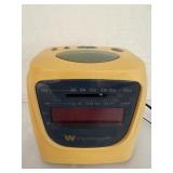White Westinghouse AM/FM Alarm Clock
