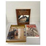 Math Work Shop, Renovating Old Houses & Misc