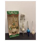 Vtg Christmas tree toppers