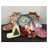 Vtg Pixie doll, knee - hugger doll & misc decor