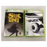 X-Box 360 Sneak King & Skate with books