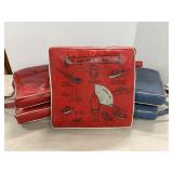 Vtg Sears Buoyant cushions & misc cushions