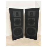 Vtg Stereo speakers 11"W x 7"D x 27"H
