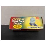 Pneumatic spark plug cleaner