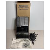 Panasonic portable cassette tape recorder new