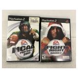Playstation 2 NCAA Football 2003 & Fight Night...