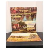 Vtg AA Glending print, Peter Hayard print &..