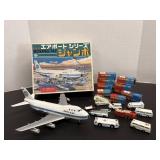 Vtg Bandai Airport series Boeing 747 for F.A.O....