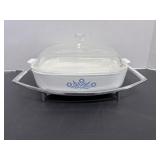 Vtg Corningware 11" P-16-B & stand