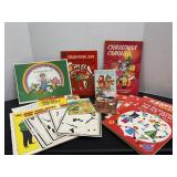 Vtg Christmas books & cards