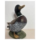 Ceramic duck 9.5" x 4.5"H