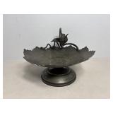Antique Art Nouveau Jugenmdstill pewter dish