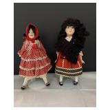 Danbury Mint Portugal Rosa & Spain Carmen 8.5"H