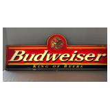 Budweiser Lighted Beer Sign 43"x15"