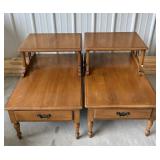 Vintage Drexel Maple End Tables