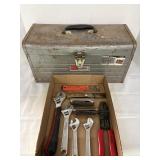 Tool Box, Wrenches & Misc