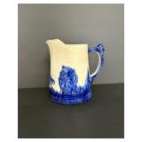 Vintage Old Sleepy Eye Stoneware Pitcher chipped