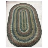 60"x95" Braided Rug.