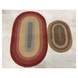 60"x36" &35"x24" Braided Rugs