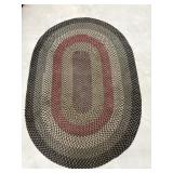 49"x70" Braided Rug