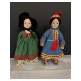 Danbury Mint Norway Freya & Peru Consuela 8.5"