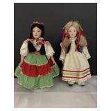 Danbury Mint Poland Sophie & Mexico Maria 8.5"