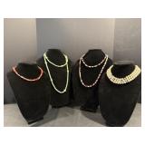 Opera Length Necklaces, Faux Pearls & Misc