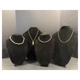 Vintage Owl & Various Necklace