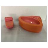 Mattel Barbie Corner Bath & Toilet knobs missing