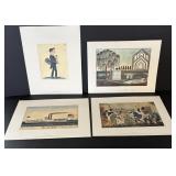 American Primitive Water Colors 10 Prints