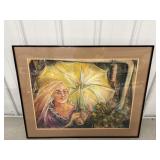 Mary Callen Lowman Pastel Painting 34"x27"