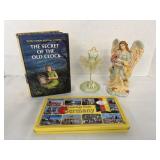 Angel &  Ballet Figurines, German Tin & Nancy Drew
