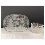 Mikasa 10"x7" Tray & 4" Bowl