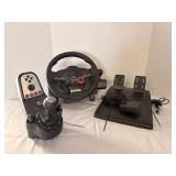 Logitech Steering Wheel & Pedals E-X5C19 untested