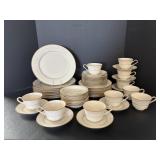 Noritake Ivory China 8 Place Settings 2 extra cups
