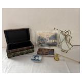 Book Trinket Box, Martin Luther Mini Plate & Misc