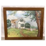 Framed Cross Stitch 22"x18"