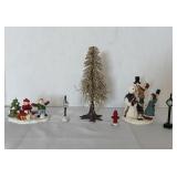 Vintage Christmas Village Figurines