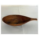 Vintage Teak Wood Bowl
