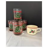 Waechtersbach Old Fashioned Glasses & Mug