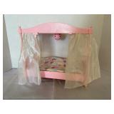 Mattel Barbie Starlight Canopy Bed untested
