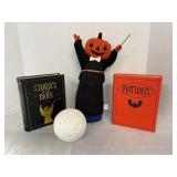 Halloween Decor & Pumpkin Figure 15"H