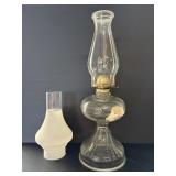 Vintage Oil Lamp with Extra Chimney