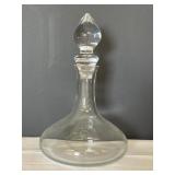 Vintage 12" Glass Decanter