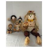 Fillament Scarecrow 15"H & Eatser Decor