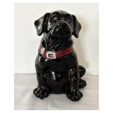 Vintage Big Sky Carvers Black Lab Cookie Jar 12"H