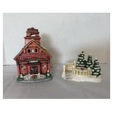 Vintage Lefton Colonial Village School House &